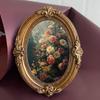 Vintage Picture Frame Photo Resin Tabletop or Wall Hanging Antique Baroque for Home Office