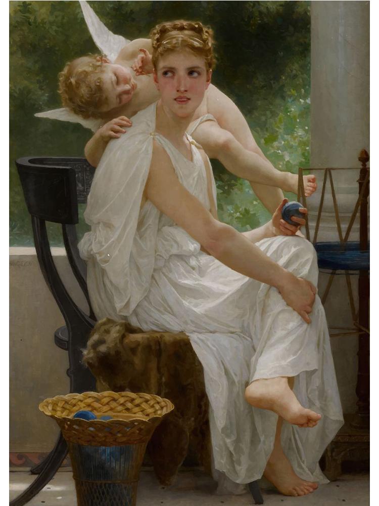 Artist William Bouguereau Classic Artwork Poster Canvas Oil Painting Woman Figure Wall Art For Living Room Home Decoration