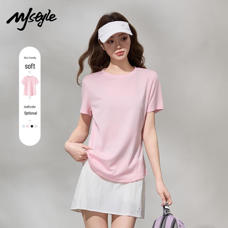 

MJ Style Women s Moisture-Wicking Crew Neck T-Shirt S