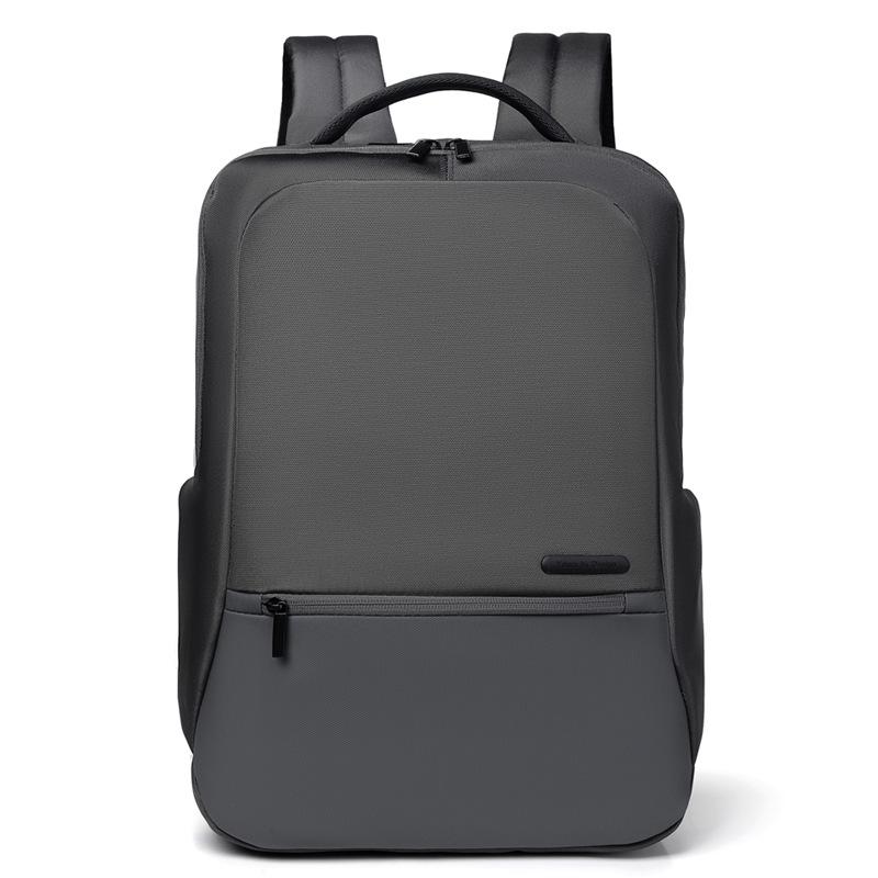 Business Casual Backpack Men S Large Capacity Backpack Computer Bag 15 Inch Travel Bag Printable серый