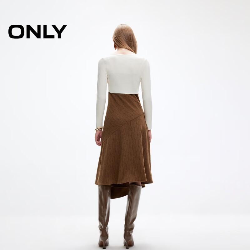 ONLY Women's 2025 Spring Elegant Slim-fit Knit Cami Midi Dress
