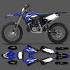 PowerZone For YAMAHA 2015-2021 YZ125-250 2016 2017 2018-2021 YZ250X Custom Motorcycle Graphics Backgrounds Decals Stickers Kits