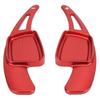 Pair Aluminum Alloy Paddle Shifter Extension for A3 8V A4 A5 B9 B9.5 A7 Q3 Q5 2017+(Red )