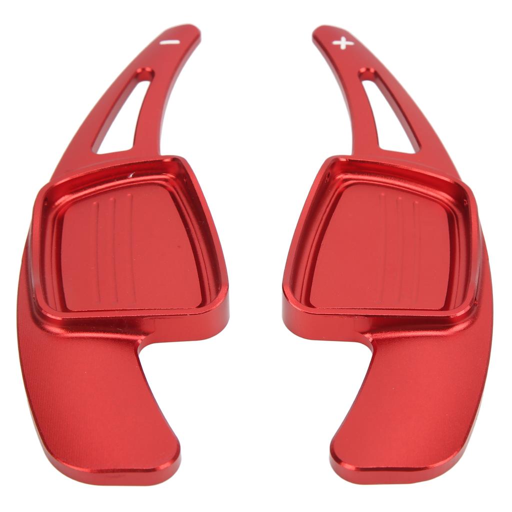 Pair Aluminum Alloy Paddle Shifter Extension for A3 8V A4 A5 B9 B9.5 A7 Q3 Q5 2017+(Red )