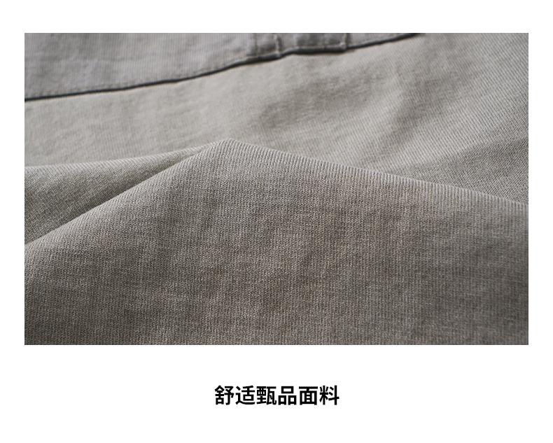 Pure cotton texture couple's high-end fashionable versatile summer retro loose comfortable breathable cool shorts