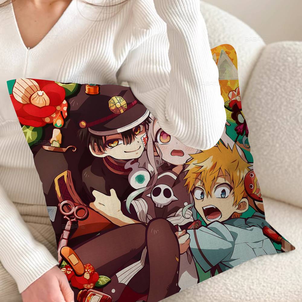 

Minamoto Kou Yashiro Nene Hanakokun Anime Cushion Cover Inches Farmhouse Decor Home Throw Pillow Covers for Couch Decorations 30x30cm