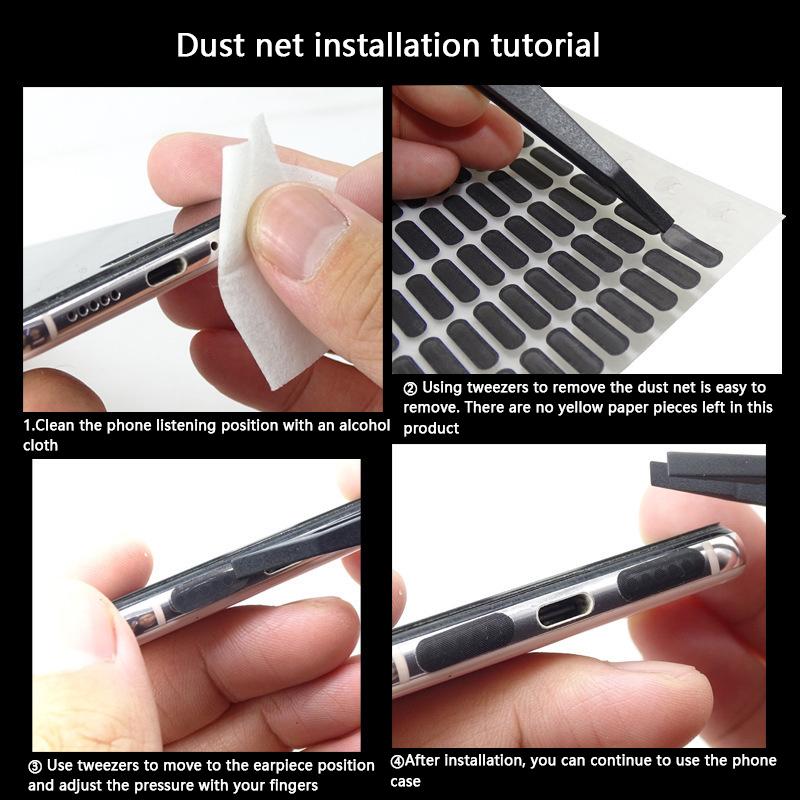 For Ip Samsung 10/20Pcs Universal Mobile Phone Speaker Dustproof Net Ultra Thin Anti Dust Proof Adhesive Sticker Protector