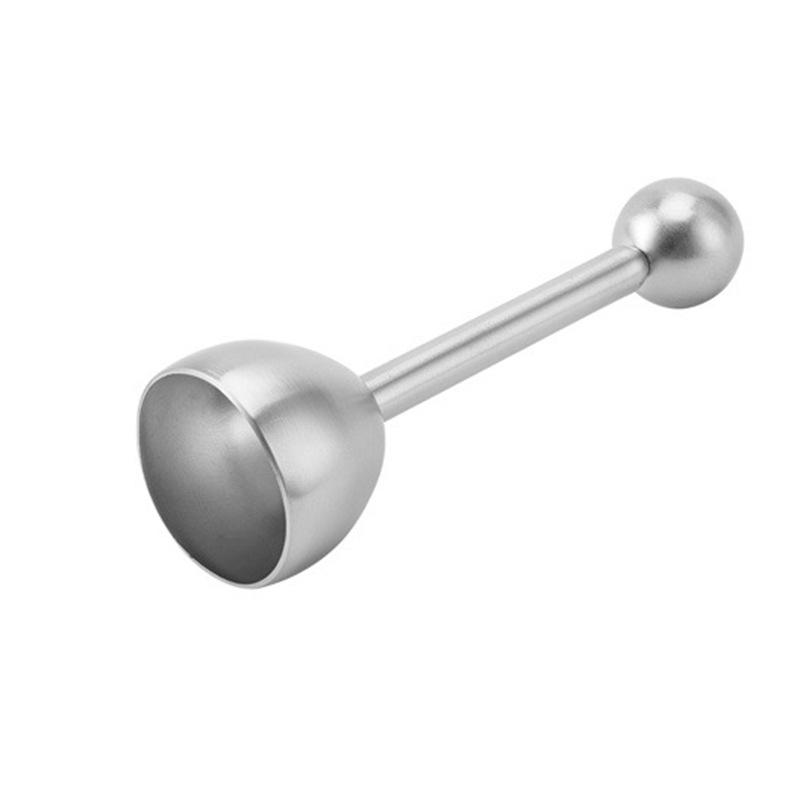 304 Stainless Steel Spring-Loaded Eggshell Cracker