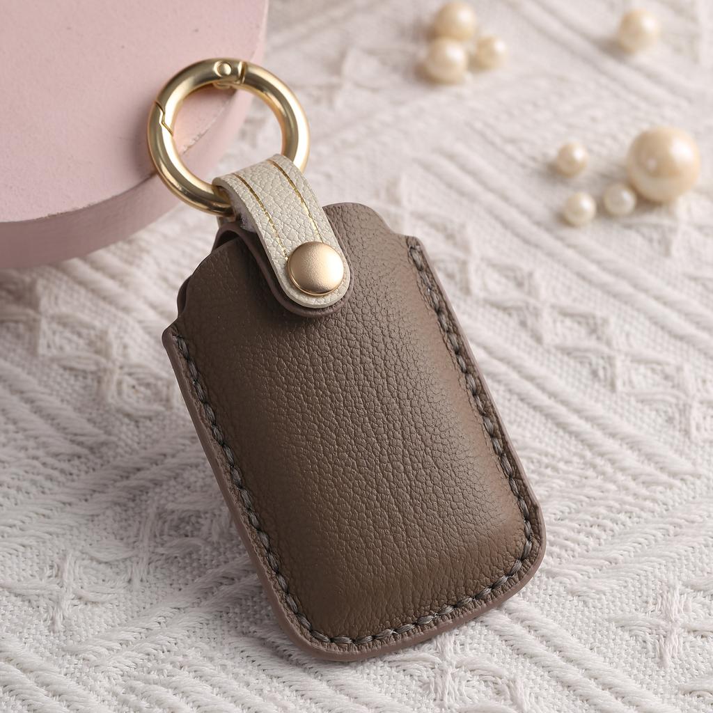 Maßgefertigte Schlüssel-Schutzhülle ist geeignet für Kia KIA Echtleder K9 Auto handgefertigt High-End Schlüsseltasche Hülle Ring.