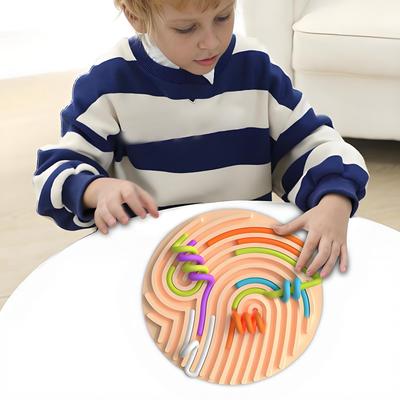 Tactile Sensory Board - 6-Texture Fidget Toy BPA-Free Silicone (OT Approved for Kids/Classroom)