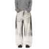 Jeans Men and Women Couples Do Old Wide-leg Drape Trousers