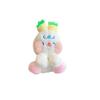 Ins Style Cartoon Plush Radish Rabbit Doll Mini Machine Doll School Bag Pendant Keychain Girl Heart Doll