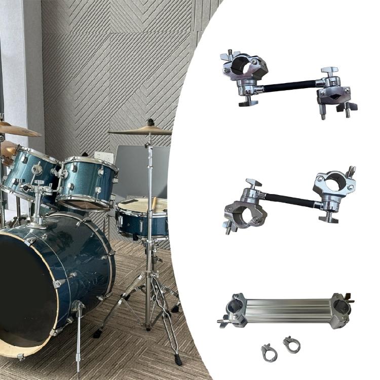 Universal Drum Mounting Clamp with Quick and Easy Assembly Drum Equipment Stand for Easy Installation and Portability
