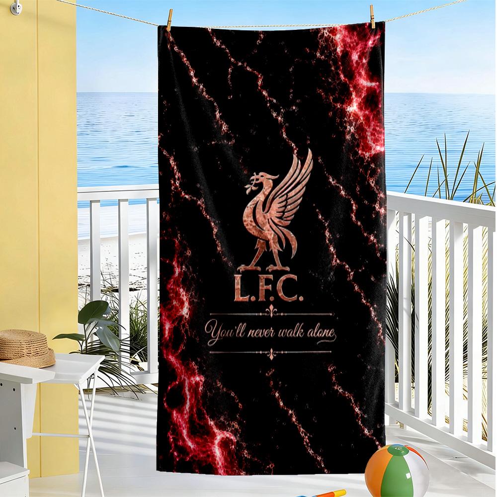 Liverpool Beach Towel Super Soft Microfiber Quickdry Fabric Comfortable Lightweight