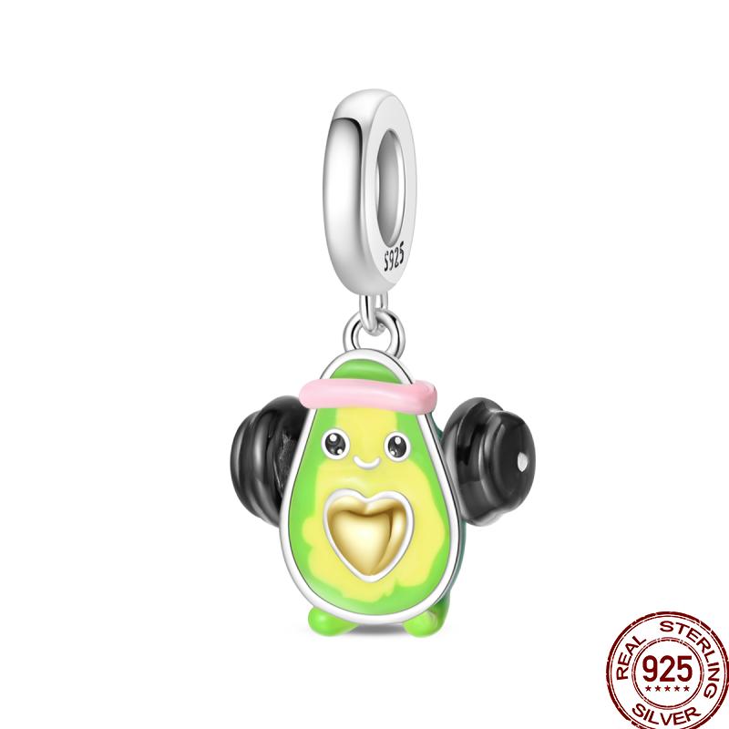 Fit Pan Copper Strawberry Watermelon Summer Ice Cream Charm Diy Jewelry Birthday Anniversary Gift