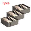 1/3PCS Cabinet Drawer Underwear Organizer Wardrobe Clothes Organizer Socks Bra Clothing Storage Boxes Pants Socks Organizers