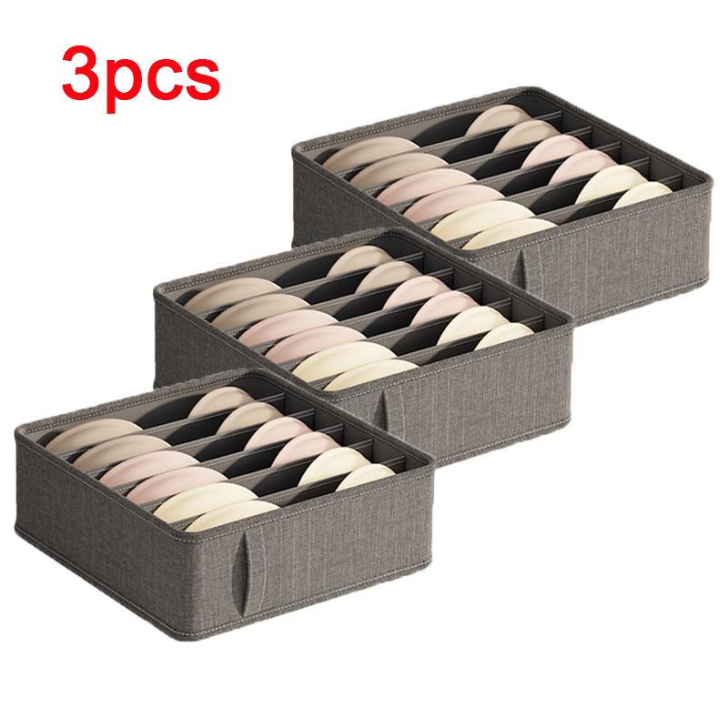 1/3PCS Cabinet Drawer Underwear Organizer Wardrobe Clothes Organizer Socks Bra Clothing Storage Boxes Pants Socks Organizers