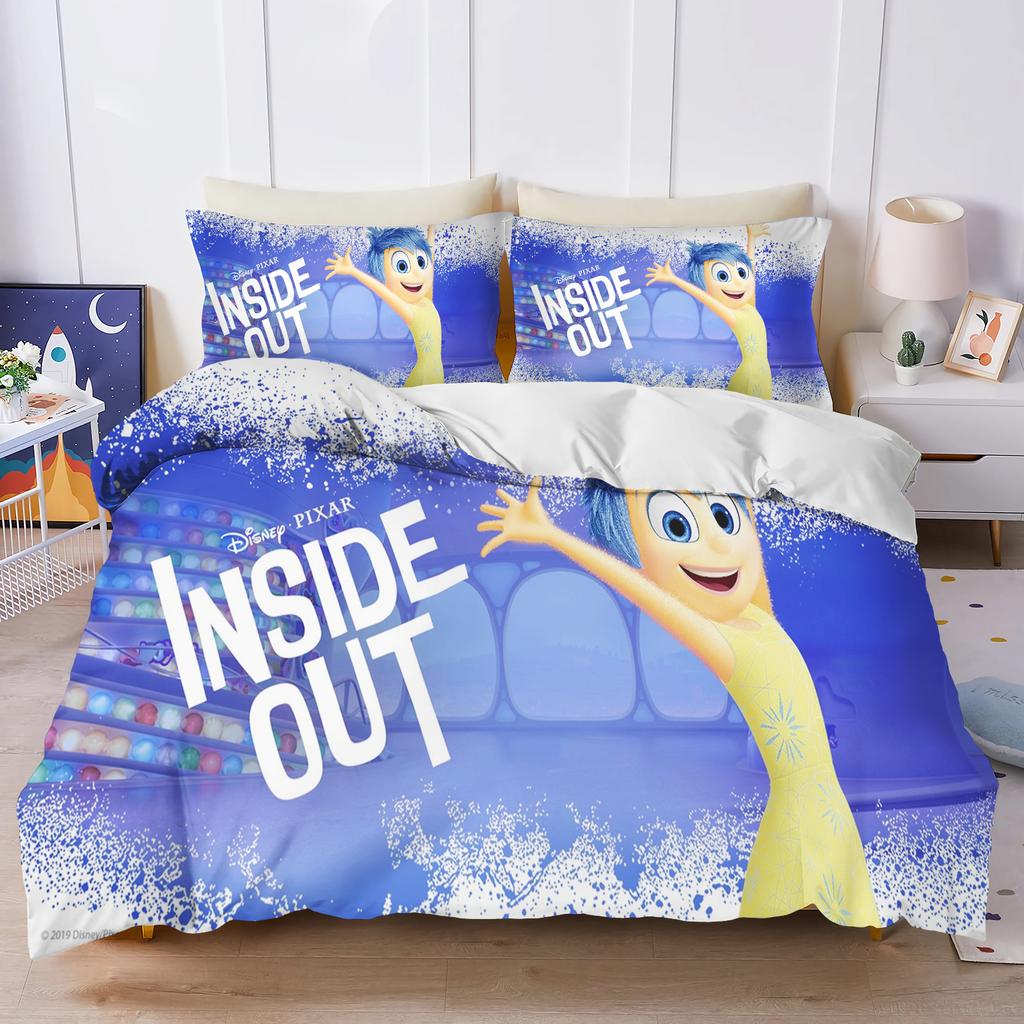 Inside Out Duvet Cover Set Comforter Bedding 3d Children'S Bedding Set 3-Piece 1 Quilt Cover King Size