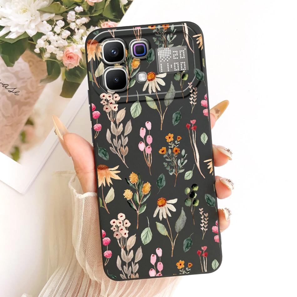 For Infinix Note 60 Pro Note60 Cute Cat Flower Cartoon Phone Case For Infinix Note 60 60Pro 5G Soft Silicone Covers Bumpers