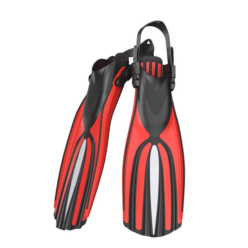 Long Blade Snorkeling Fins Scuba Diving Freediving PVC Rubber Swim Adults S/M To L/XL Sizes