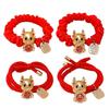 2024 New Year Hair Tie Zodiac Dragon Elastic Hair Bands Women Girls Hair Rope