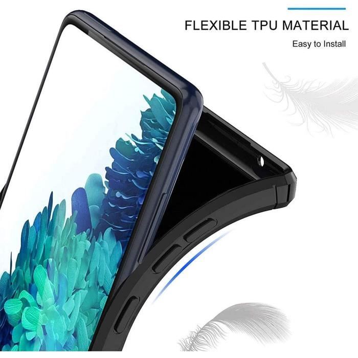 Coque pour Samsung A32 5G (6,4") Noir Motif Classic Traits Acier Protection Renforcée Design Tpu