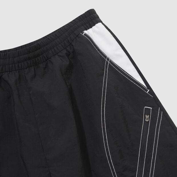 UMBRO Crispy Taslan 5,5-Länge Bermuda-Shorts Schwarz Ur221Chp58 (Eine Art)
