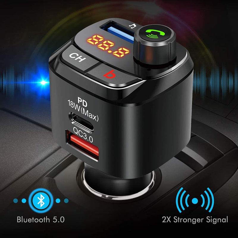 Buy Bluetooth 5.0 FM Transmitter for 