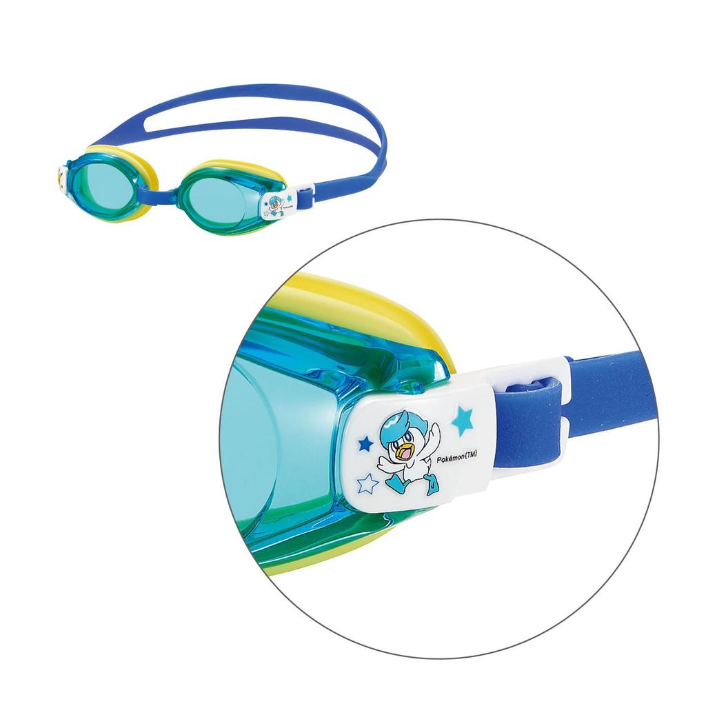 Swans SKBL Sky Blue Swimming Made In for Children Ages with Design SW-PK10 Anti-Fog Goggles, Japan, 3-8, Pokémon