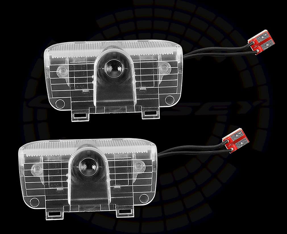 Innenleuchte, Courtesi Ride Honda LED, Hohe Helligkeit, Odyssey Accord Accord LED-Logo, Türlicht Projektion Klar 2er-Set