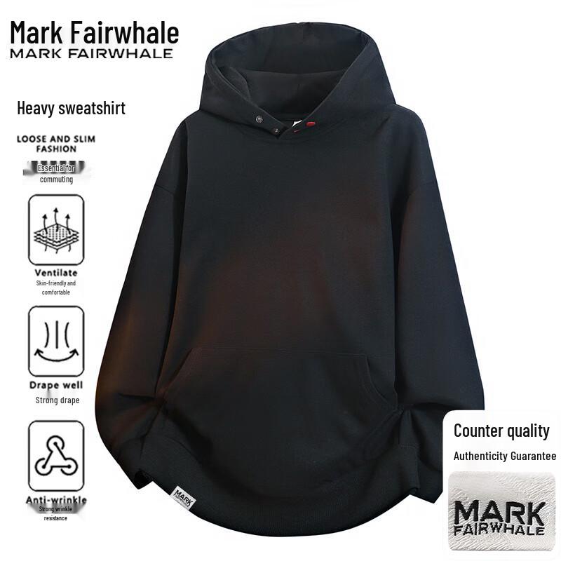 Mark Fairwhale Herren Casual Pullover Kapuzen-Sweatshirt
