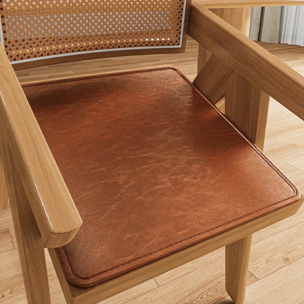High Resilience Dining Chair Cushion 40×40cm/45×45cm Chair Seat Pad Leather Chair Pad  Home Decor