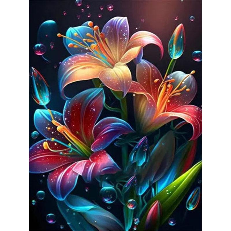 

Алмазний живопис своїми руками. Квітка. Набір для вишивки хрестиком. Мозаїчне мистецтво. Алмазний живопис. Повне коло. Діамант. Прикраса дому. Round 20x30cm