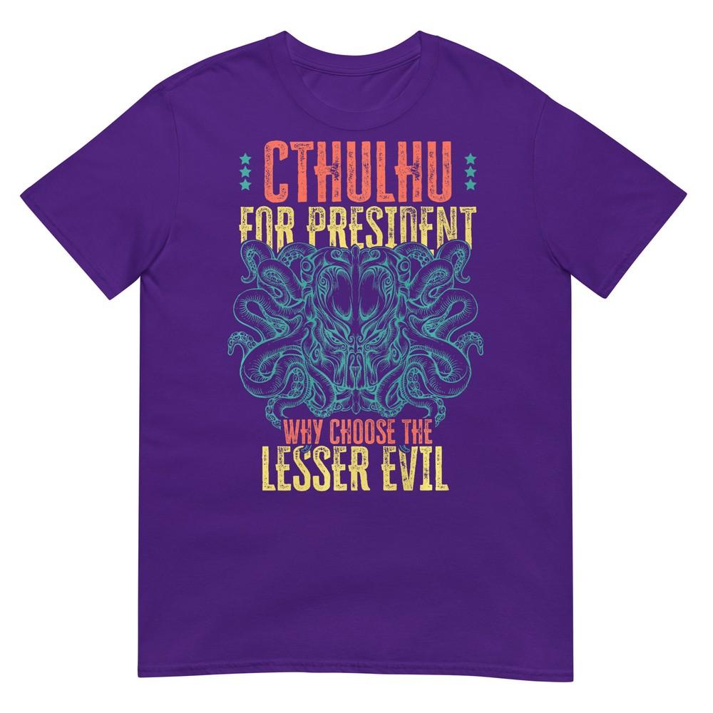 Cthulhu Für Präsident Warum das Kleinere Übel Wählen Selection Premium T-Shirt