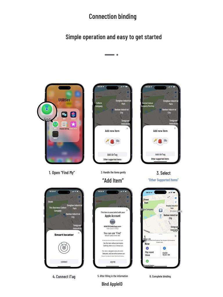 Smart Wearable GPS Pet Tracker for Dogs and Cats - Apple FindMy Compatible