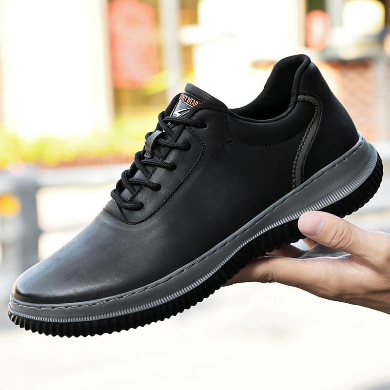 Europeiska Amerikanska Populära Herrars Fritidsskor Snörskor Oxford Sko Kontor Herrars Affärsskor Utomhussportskor Fri Leverans