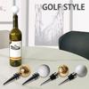 Stainless Steel Golfs Wine Preserver Present Unique Golfs Ball Design For Enthusiasts. Golfs Lovers Collection