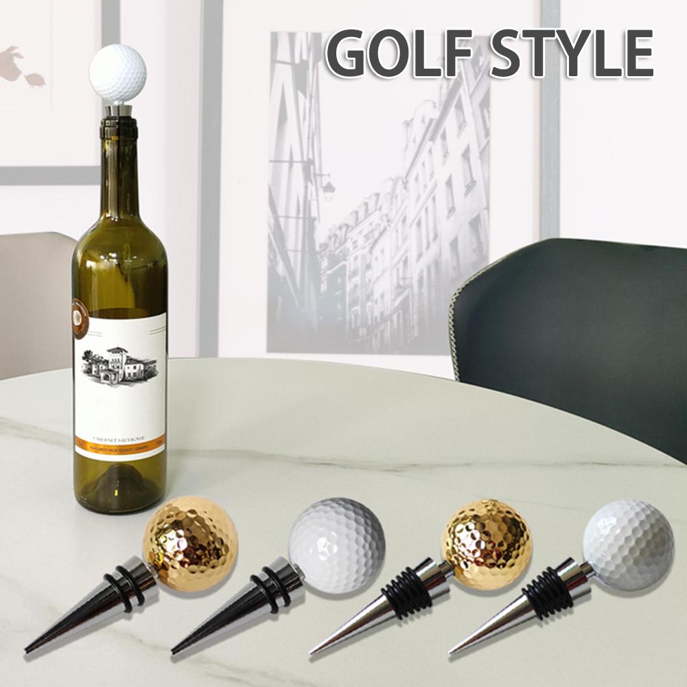 Stainless Steel Golfs Wine Preserver Present Unique Golfs Ball Design For Enthusiasts. Golfs Lovers Collection