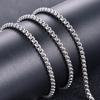 2 Styles Silver Color Triple Cross Pendant Men's Necklace Jewelry
