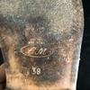 Italy FUTABAYA Leather Moccasin Monk Strap 38 24 White(USED)