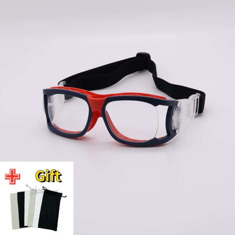 

Myopia hyperopia prescription Adults Sports Goggles for Basketball Football Glasses Anti-impact Fitness Training Cycling Eyewear Flat light 0