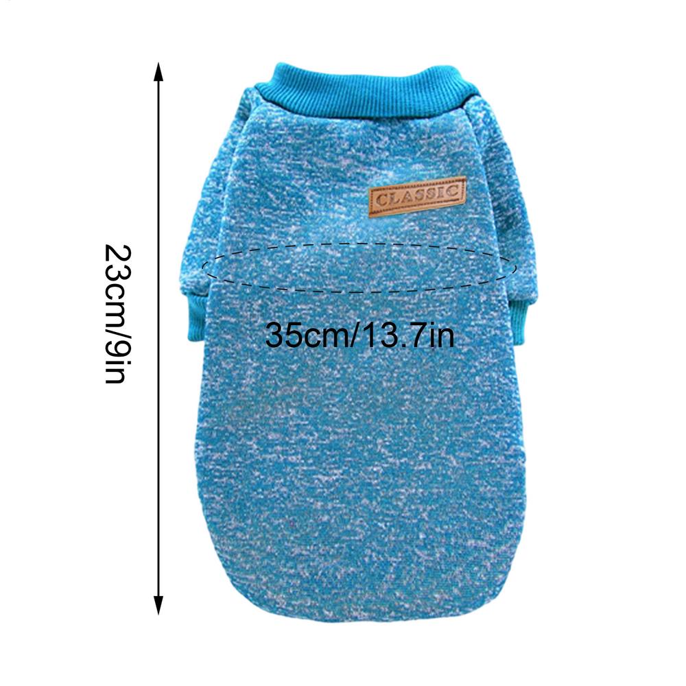 Warm Dog Sweater Fleece Sweatshirt Clothes For Puppy Fall Pet Sweatshirt For Winter Fall Walking Running Camping Wedding