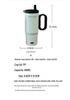 High-Capacity 316 Stainless Steel Insulated Cup with Straw
