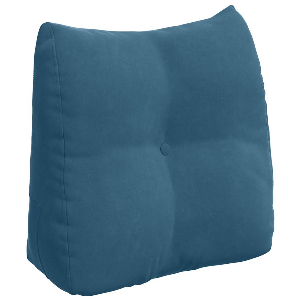 Back Cushion Blue 45 x 24 x 50 cm Velvet