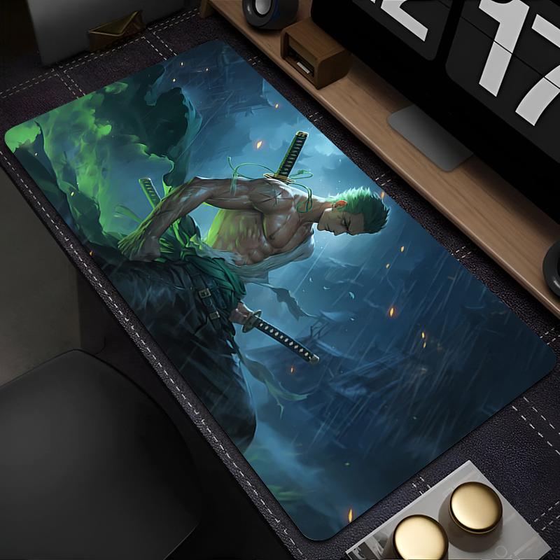 

Mouse Pad one piece Zoro Lockedge Large xxl Gaming Accessories Computer Gamer Keyboard Mouse Mat Desk Mousepad For Gift 30x60x0.2cm