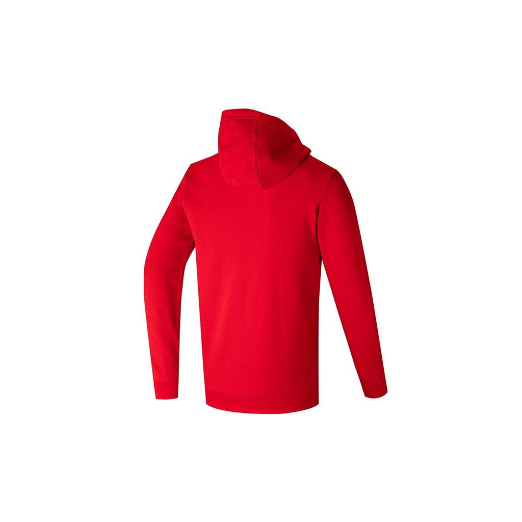 Adidas Solid Color Hoodie Sweatshirt Men Tops Red GS7693