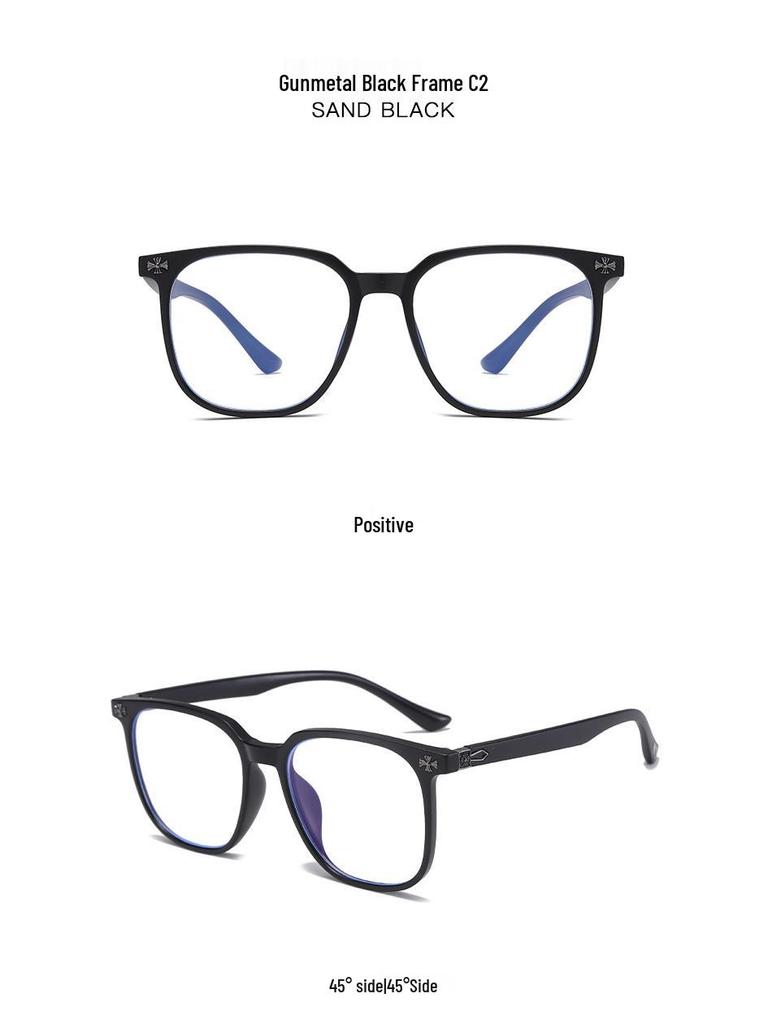 TR90 Square Anti-Blue Light Prescription Eyeglasses for Men and Women - Super Lightweight & Comfortable Frame, Style 30157