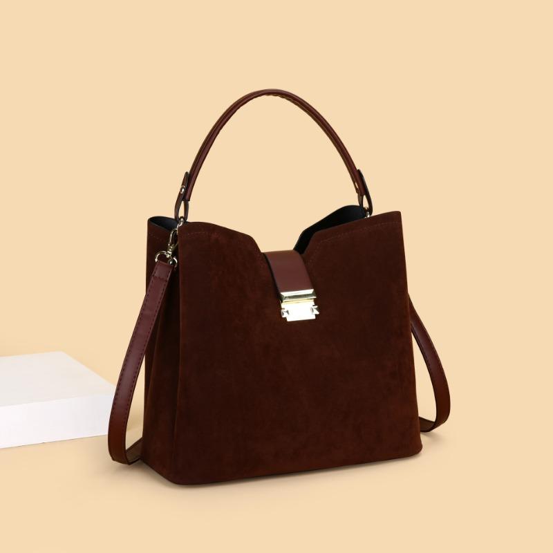 

Новый фаворит моды, расцвет очарования! Новые вместительные женские сумки из замши удовлетворят ваши разнообразные потребности. кофейный