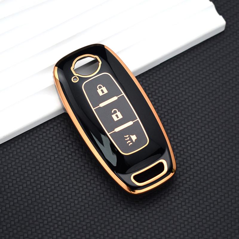 3 4 Buttons Tpu Remote Key Case Cover Shell Fob Holder Keychain For Nissan X-Trail T33 Qashqai J12 Teana Altima Ariya