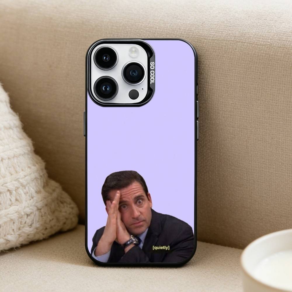 

The O-Offices Hot Tv Show Phone Case For iPhone17, 16,15,14,13,12 Pro Max Black Candy Matte Shockproof Cover iPhone17PRO